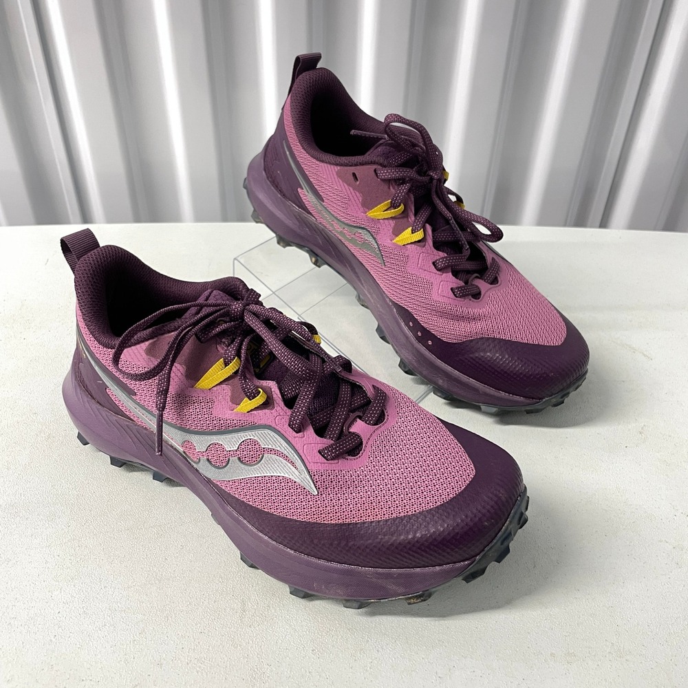 Saucony Peregrine 14 Womens Trail Running Shoes Purple Mauve S10912-110